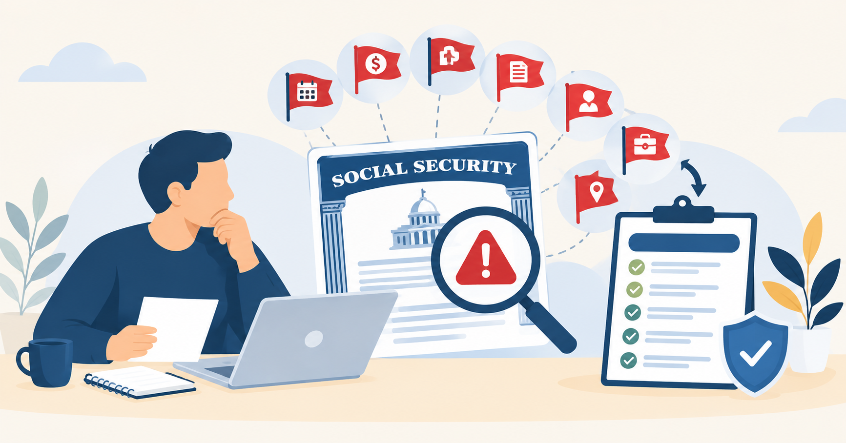 7 Red Flags That Trigger a Social Security Disability Review (And What To Do About Each One)